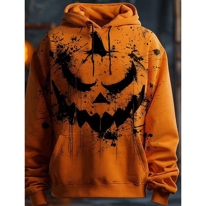 Autumn Halloween Pumpkin Hoodies Men/Women Fashion Oversized Sweatshirts Hoodie Pullovers.