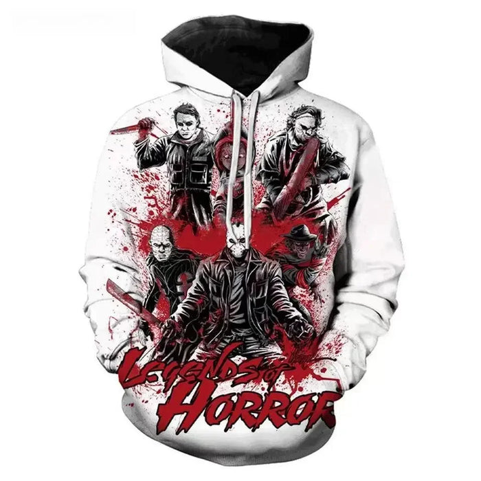 Casual Pullover Hoodies Halloween Kills Horror Movie Hoodie.