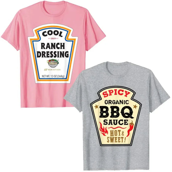 Classic Funny Condiments T-Shirt Unisex for any occasion.