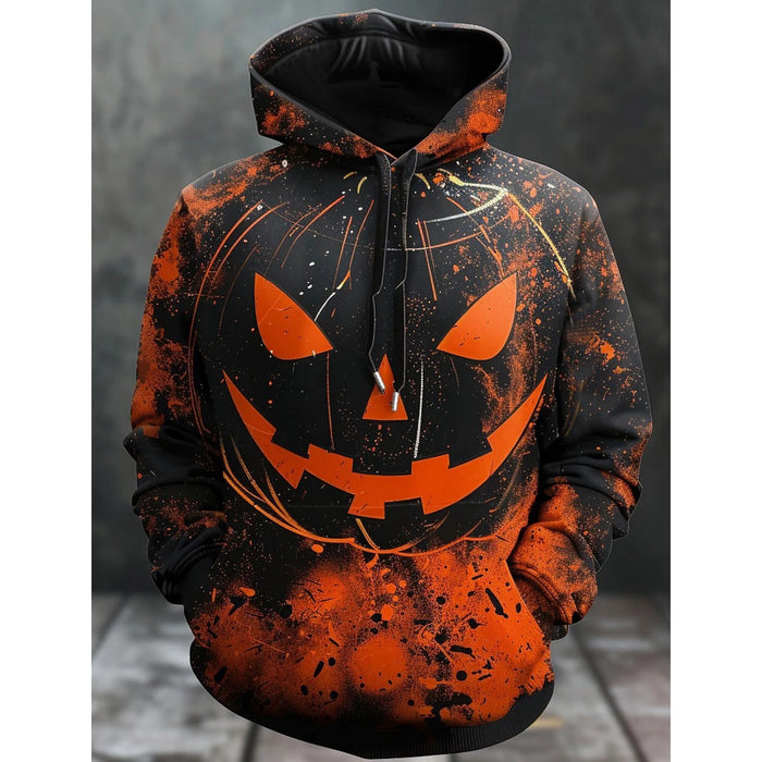 Autumn Halloween Pumpkin Hoodies Men/Women Fashion Oversized Sweatshirts Hoodie Pullovers.