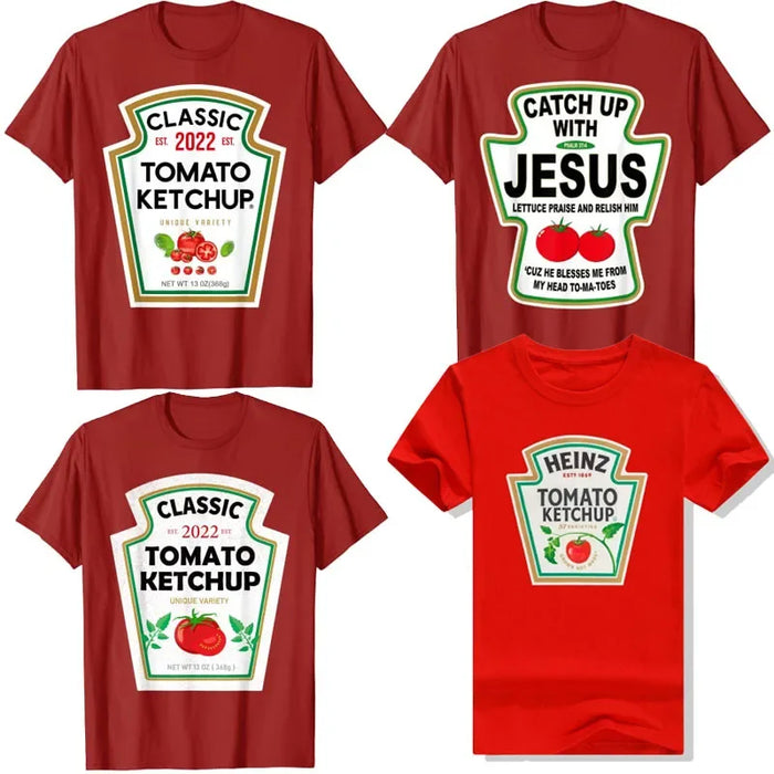 Classic Funny Condiments T-Shirt Unisex for any occasion.