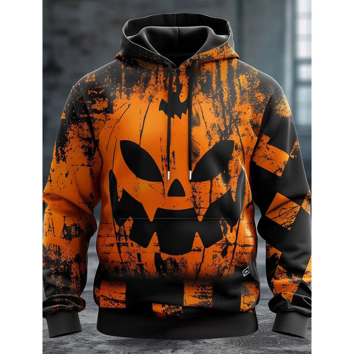 Autumn Halloween Pumpkin Hoodies Men/Women Fashion Oversized Sweatshirts Hoodie Pullovers.