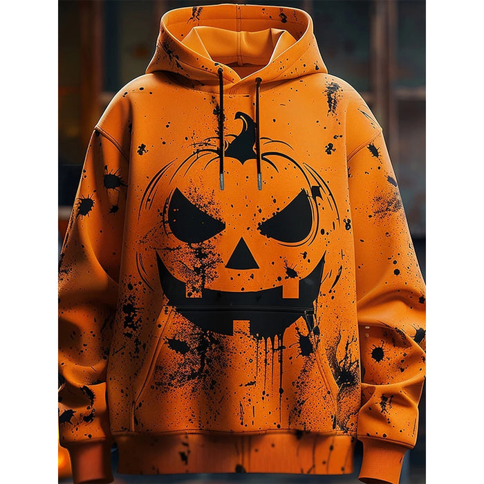 Autumn Halloween Pumpkin Hoodies Men/Women Fashion Oversized Sweatshirts Hoodie Pullovers.