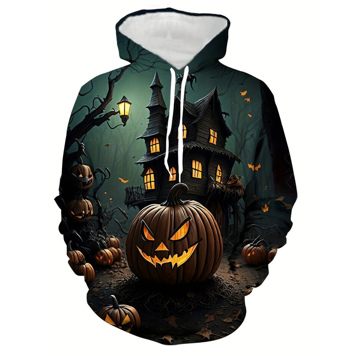 Autumn Halloween Pumpkin Hoodies Men/Women Fashion Oversized Sweatshirts Hoodie Pullovers.